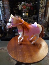 LARGE TOY HORSE WITH BRIDLE &
