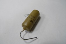 Mullard Capacitor Mustard