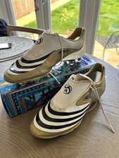 Adidas F50  Tunit UK 9 Originals RARE Gold Black White