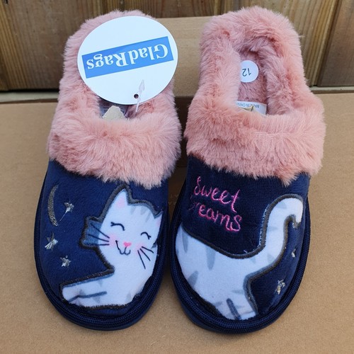 Girls kids slippers - uk, 12