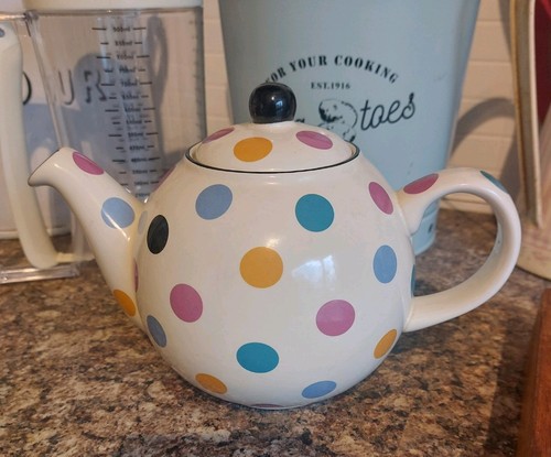 London pottery globe polka dot - pottery,