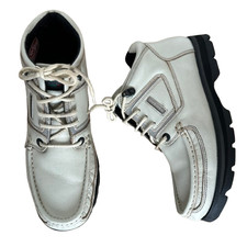 Kickers Mens Ankle Boots Ivory