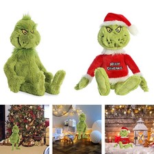 40cm Christmas Grinch Plush Doll Soft Stuffed Toys Xmas Teddy Kids Gift Toy