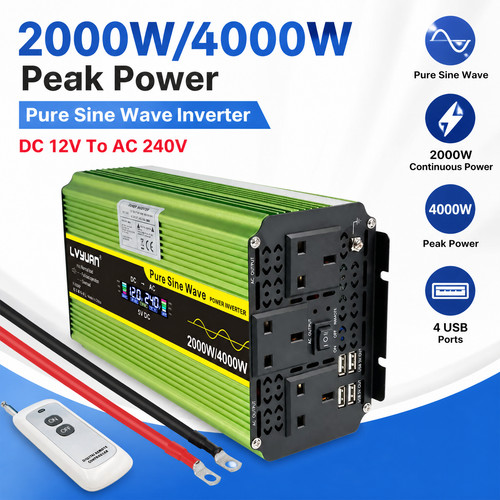 2000w 4000w pure sine wave - 4000w,