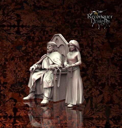 Medieval king and young - king,