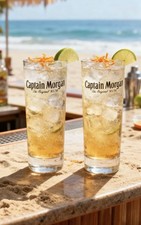 Set Of 2 Captain Morgan Tall
