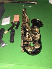 Eb Alto Saxophone Sax Brass Lacquered Gold 82Z Key Type Woodwind Instrument