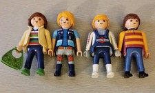 Playmobil Figures Job Lot: 4 Figures and accessory bag From 1992 Mixed Bundle 