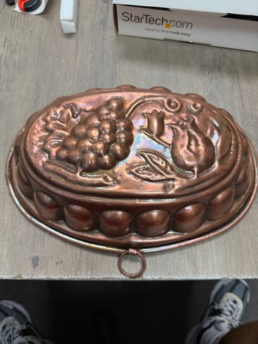 Vintage copper cake jelly - cake,