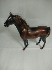 Vintage large plastic horse - large,
