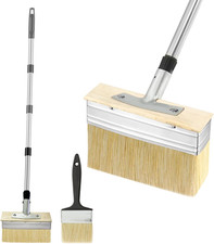 7 Decking Paint Brush with 60 Long Handle,Deck Stain Applicator for Wood Floor