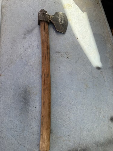 Antique wood chopping bearded - chopping,