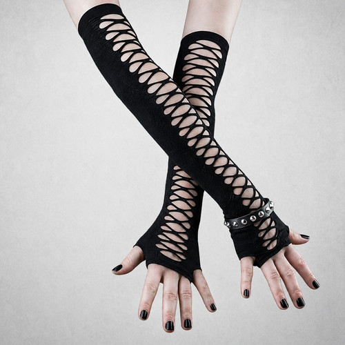 Black gothic punk - up, arm