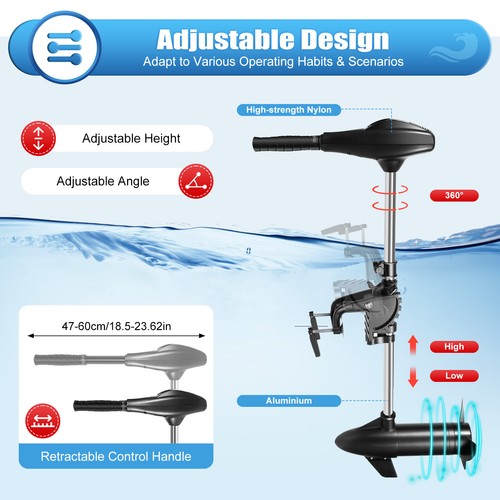 12v 58lbs electric trolling - 58lbs,
