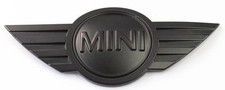 Mini Cooper Matte Black Badge Emblem Front Rear R56 R50 R58 R52 R53 R55 F56 F55