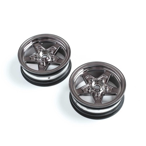 Front wheel tire black - front,