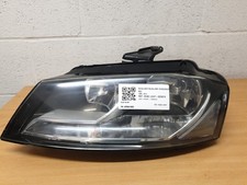 Audi A3 8p 2008-2012 HEADLIGHT/HEADLAMP (PASSENGER SIDE) 8P0941003 CHECK IMAGES