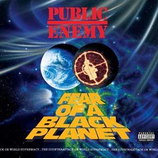 "PUBLIC ENEMY - FEAR OF A BLACK PLANET"  Retro Album Cover Poster Various Sizes