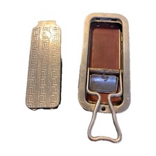 1927 Rolls Razor Shaving Travel Kit Vintage Silver Case Strop Made in England