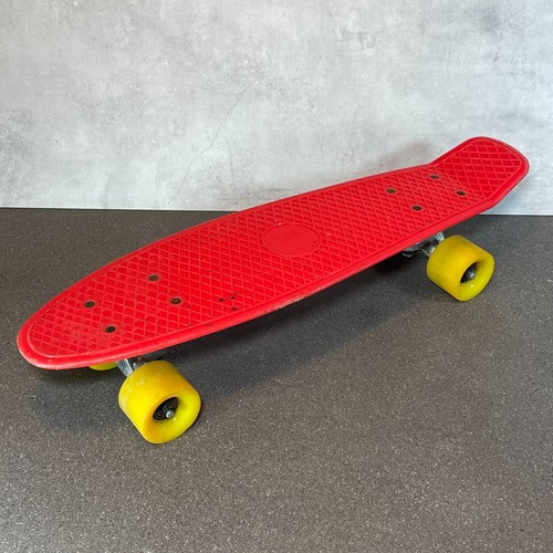 Red penny board skateboard - penny,
