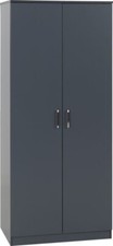 Dakota 2 Door Wardrobe With Cloth Hanging Rail Bedroom Furniture in Four Colours