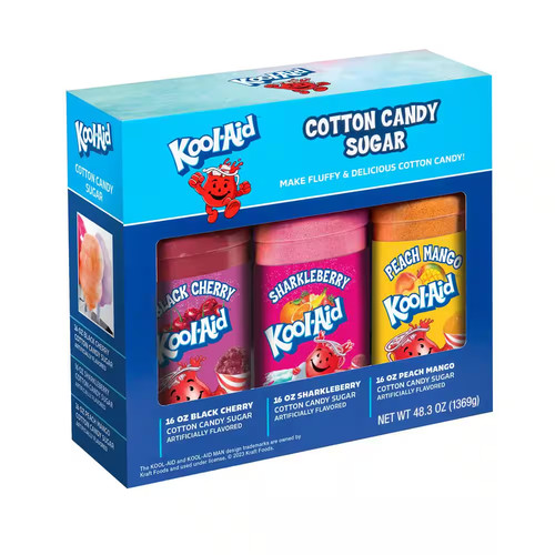Cotton candy flossing - cotton, sugar