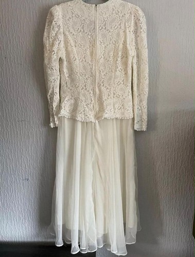 Vintage 80s ivory - vintage, wedding