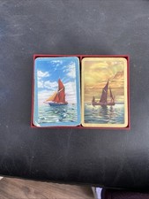 Vintage Thomas De La Rue Playing Cards Royal Coat of Arms Double Deck Incomplete