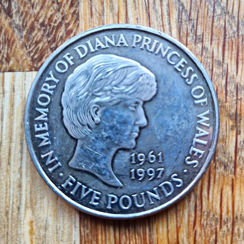 Five pound coin from - five,