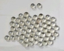 60 Clear Marbles For Decorative Display