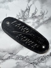 South Africa Port Elizabeth Land Rover Badge - GENUINE SERIES 1 2 & 3 RARE BADGE