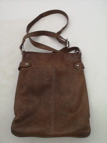 Cross body bag brown leather - cross,