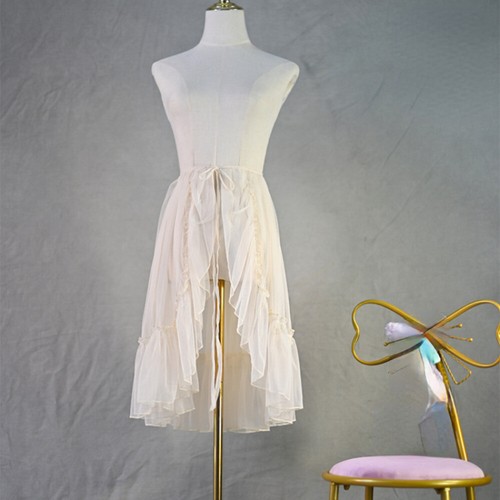 Women girl wrap skirt ruffles - skirt,