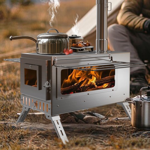 Portable wood stove camping - stove,