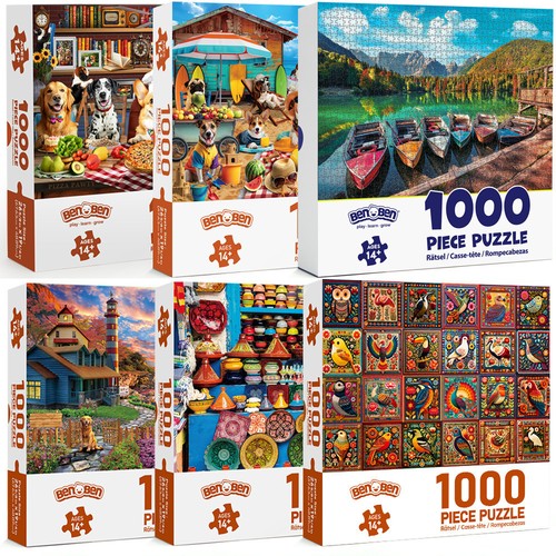 Pack 1000 pieces jigsaw - pack,