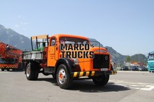 Truck Photo Volvo N88 Tipper Switzerland Orange M. Dirt Transport Thun #k3ly