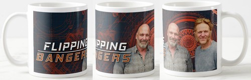 Flipping bangers mug - bangers,