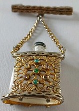 Vintage Perfume Bottle Brooch