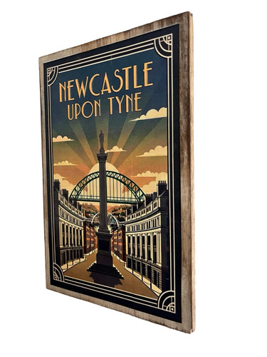 Newcastle travel print wall - travel,
