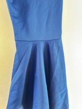 Greek Summer Boho Dress Blue White, Women's Size 14