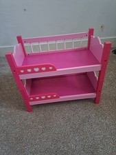Dollsworld Deluxe Wooden Bunk