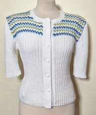 Ladies  Woman's 1940/1950s Short sleeve Cardigan WWII re-enactment Tea Dance WW2