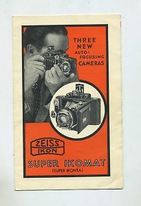 Zeiss ikon super ikomat - zeiss, (super