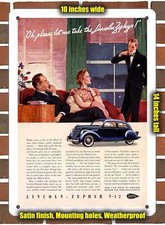 Metal Sign - 1937 Lincoln