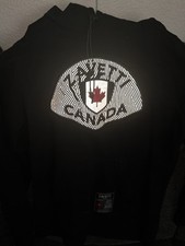 mens black small zavetti hoodie