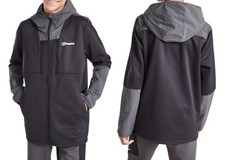 Berghaus Talus Black & Grey Full Zip Hoodie Junior Size 13 Years 33 - 34" Chest