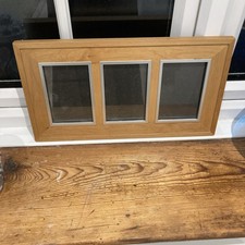 Wooden Three Aperture Photo Frame Wall Mounted for 6 x 4 Photos Home Decor