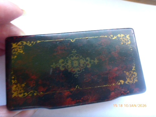 Antique mottled pocket - antique,