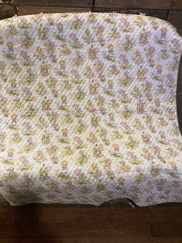 Vintage hollie hobbie fabric - vintage,
