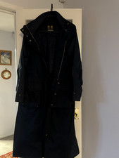 Musto Coat Jacket Size 8 True Navy Blue Suffolk BR1 Equestrian Horse Riding Long